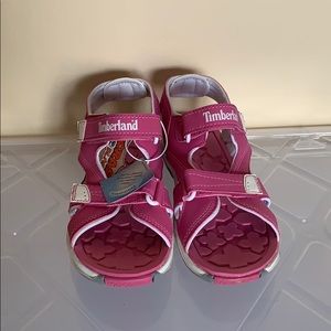 Timberland pink children’s size 6 sandals